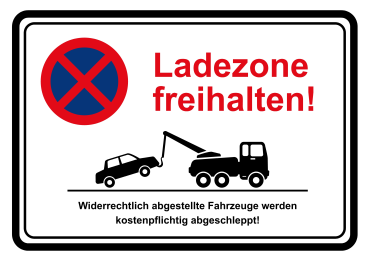 Parkverbots Zone